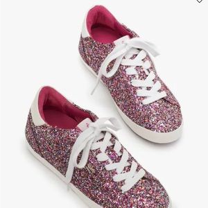 Kate Spade Ace Glitter Lace-Up Sneaker - EUC!